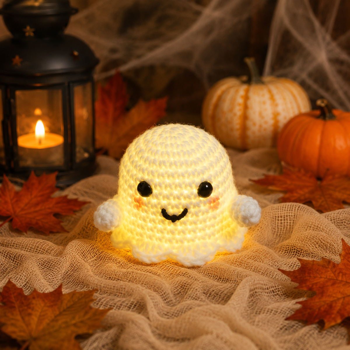Wisp the Ghost Amigurumi Crochet Pattern PDF