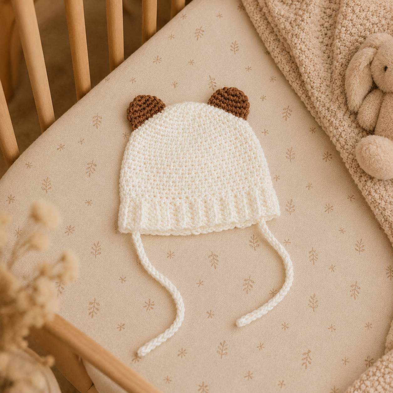 Crochet Teddy Themed Baby Clothes Bundle