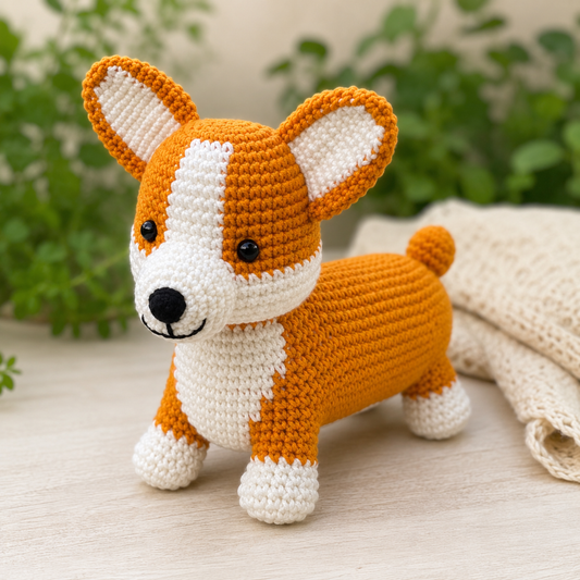 Poppy the Corgi Dog Crochet Pattern - NEW