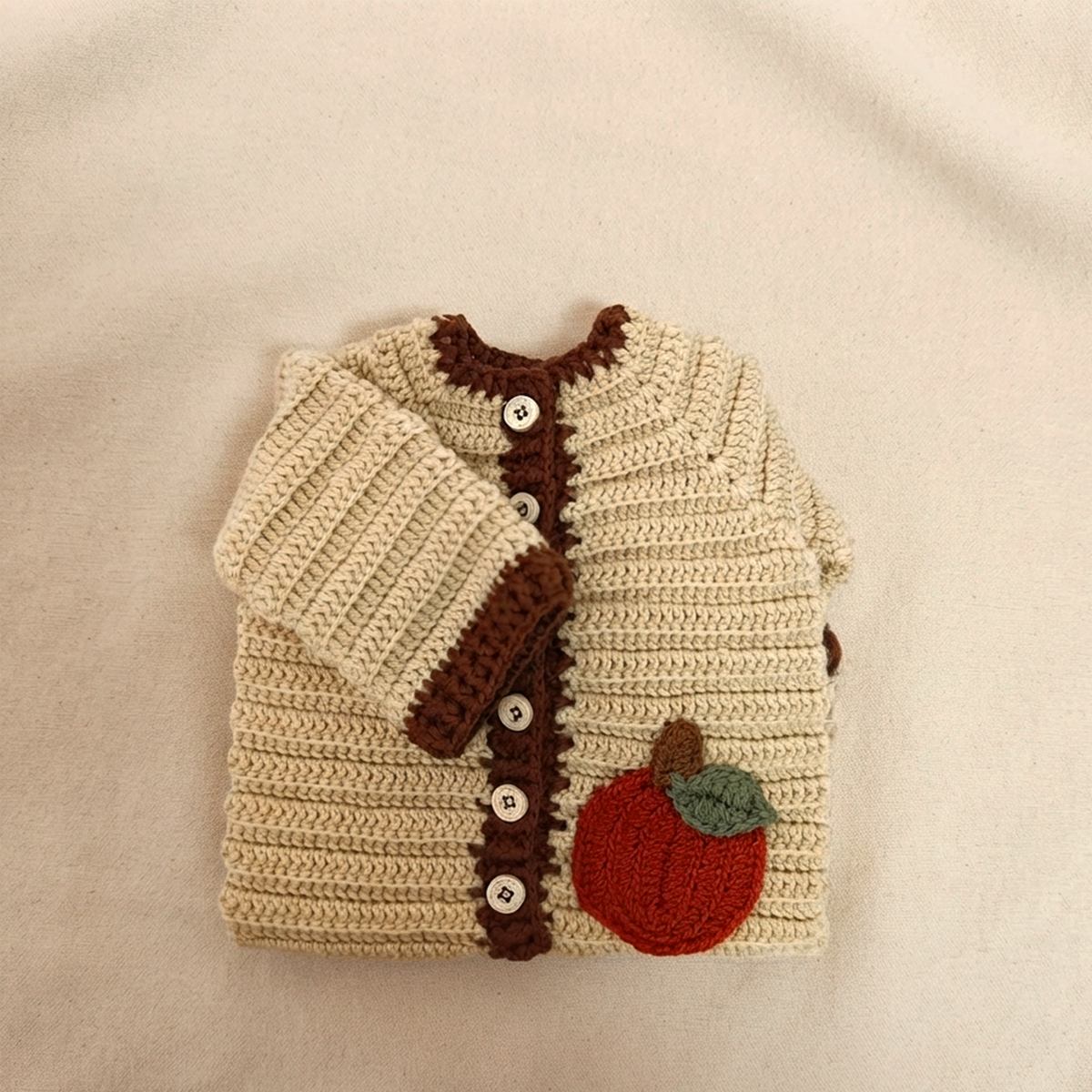 Baby Pumpkin Romper Crochet Pattern PDF - 3 sizes