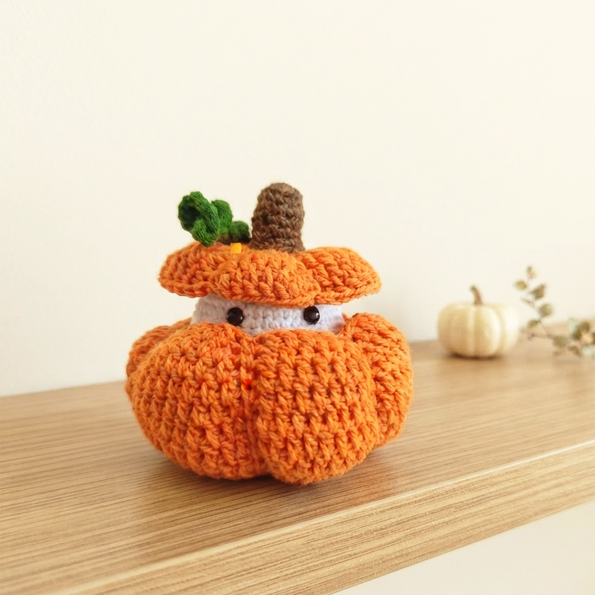 Boo the Ghost & Pumpkin 2-in-1 Amigurumi Crochet Pattern