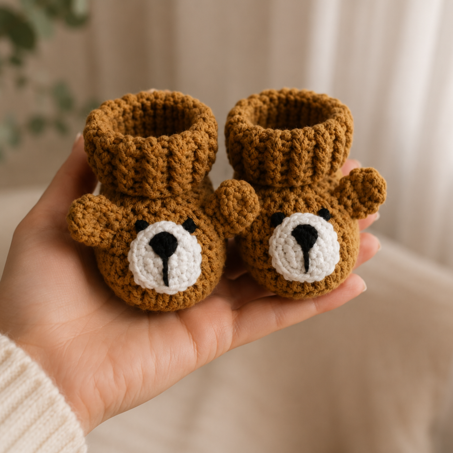 Crochet Teddy Themed Baby Clothes Bundle