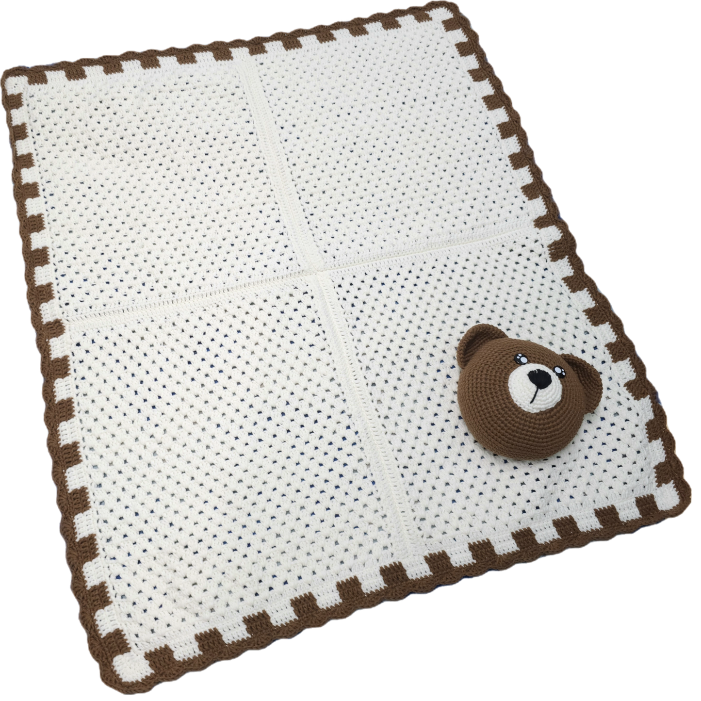 Snuggle Bear Blanket Crochet Pattern